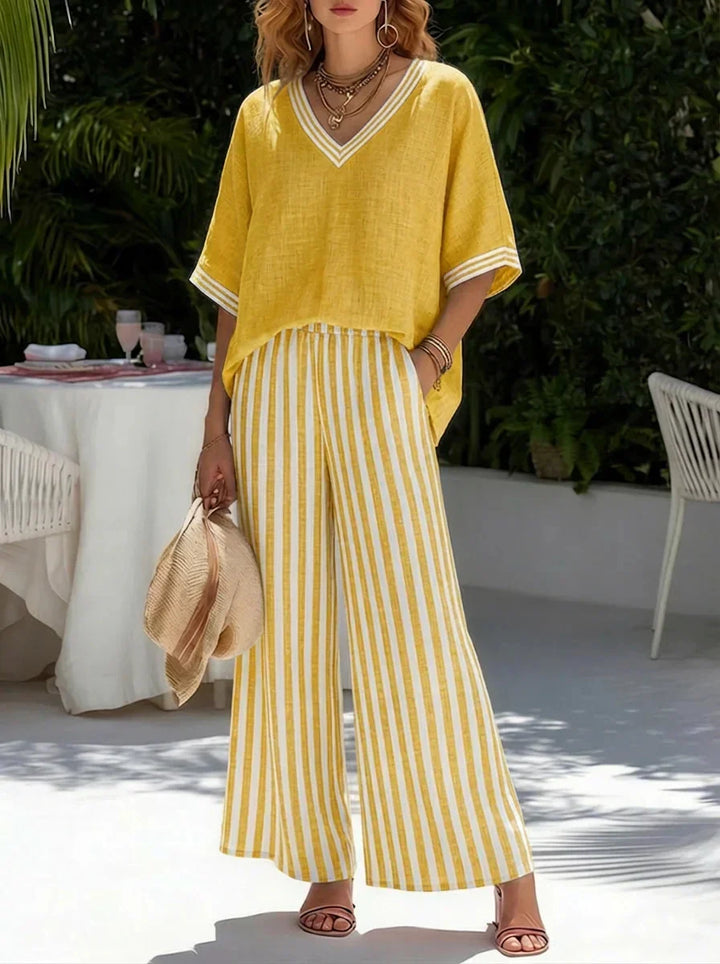 Celia | Striped Two-Piece Set