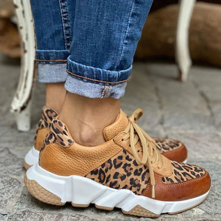 Elowen | Casual Leopard Sneakers