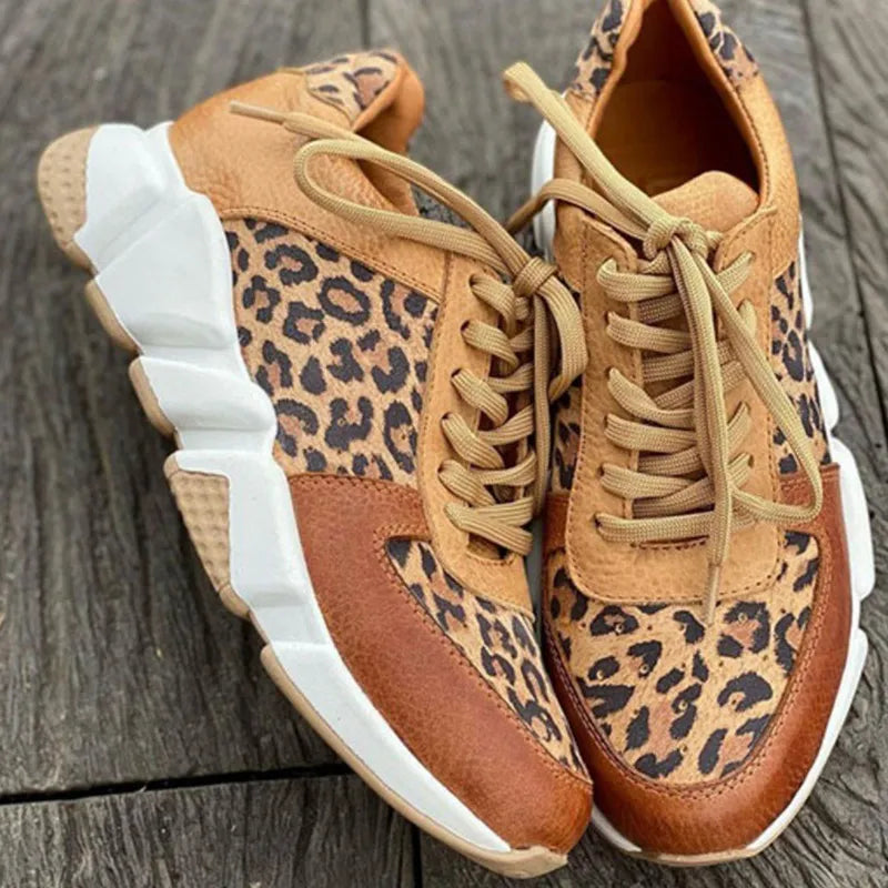 Elowen | Casual Leopard Sneakers