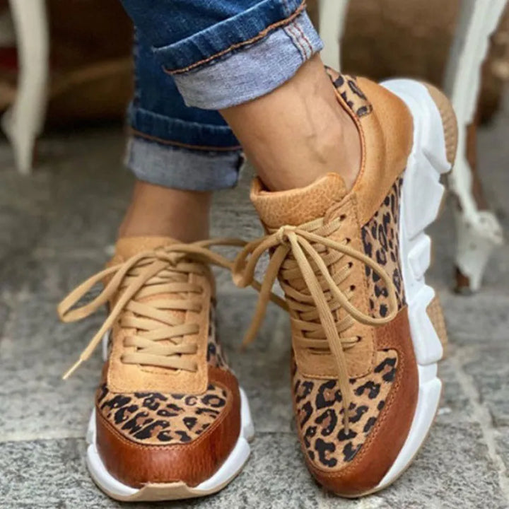 Elowen | Casual Leopard Sneakers