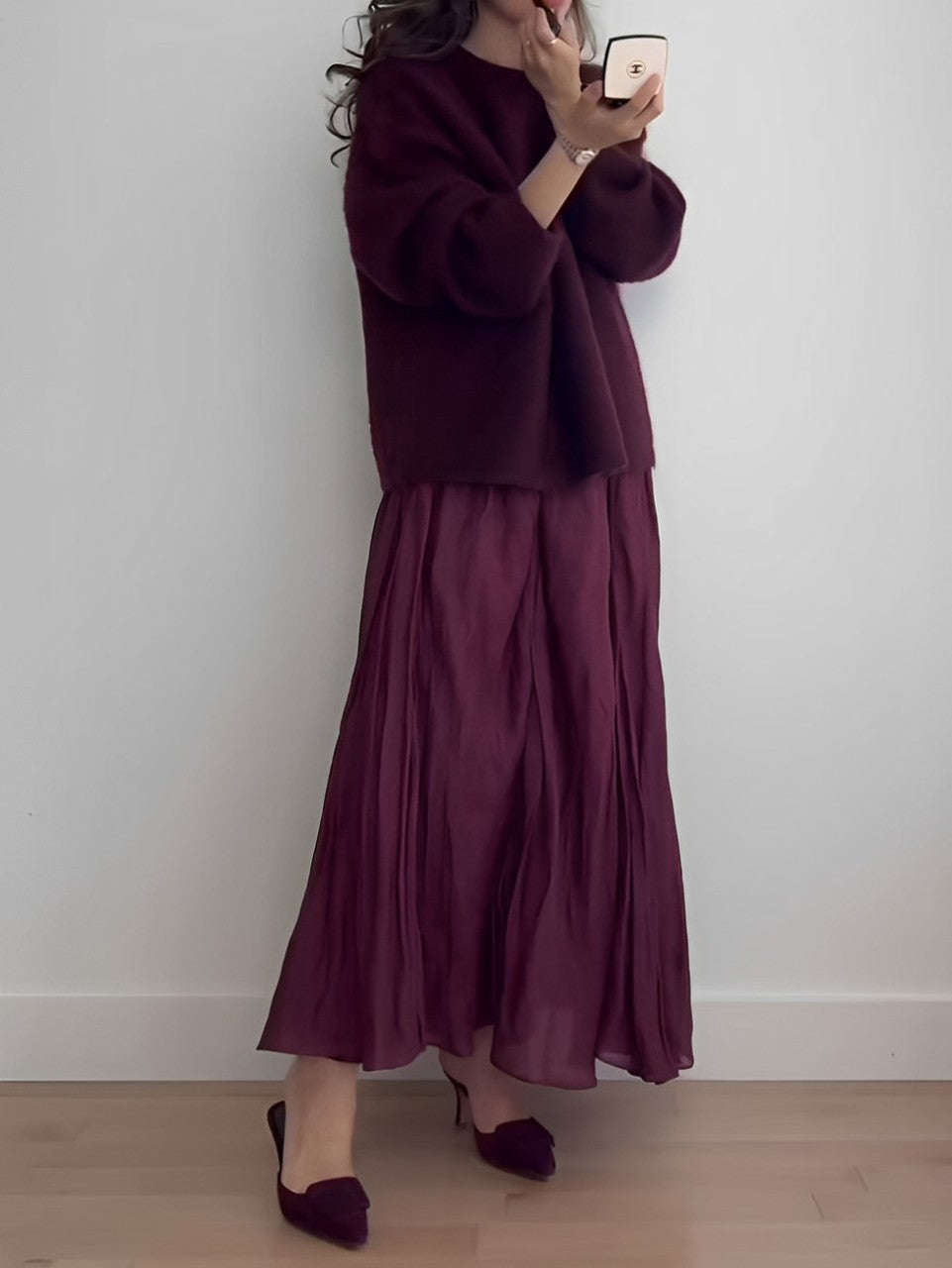 Elena | Skirt Sweater Set