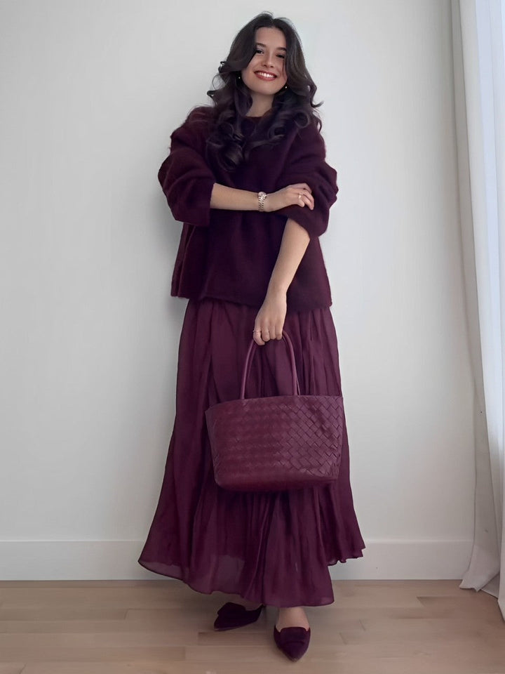 Elena | Skirt Sweater Set