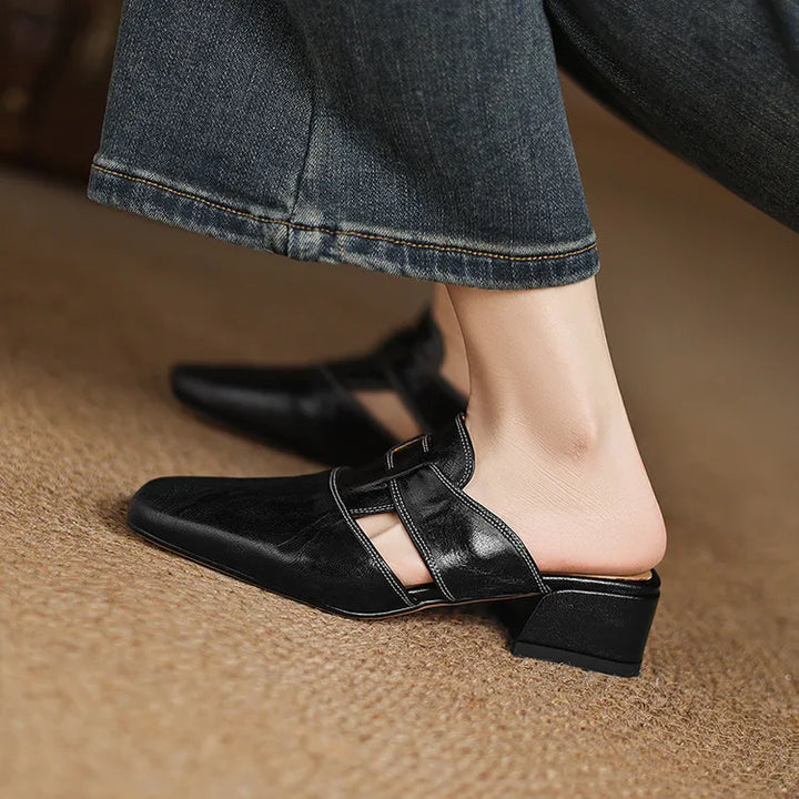 Elowen | Leather Mules