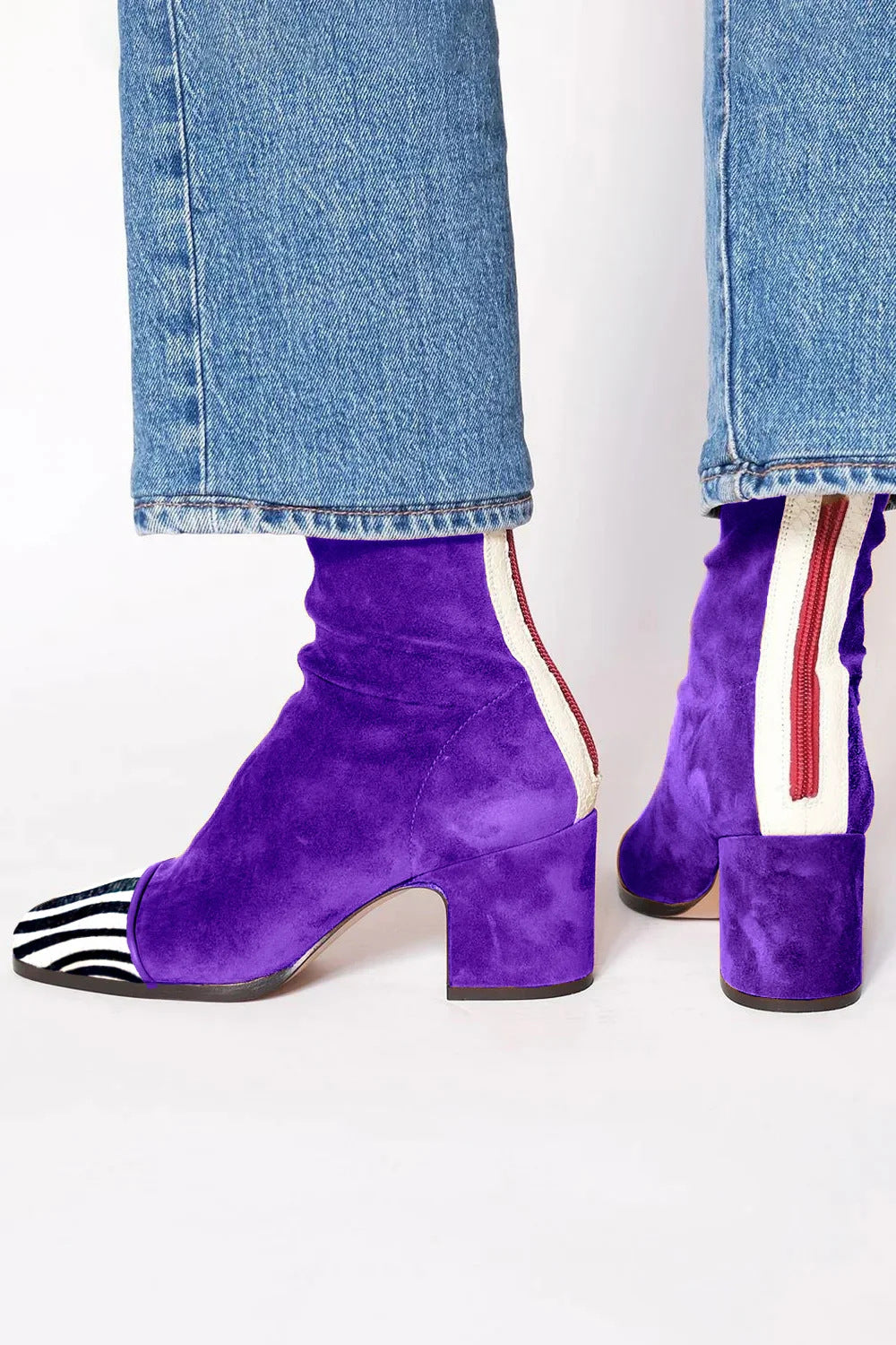 Evangeline | Mid-Heel Ankle Boot