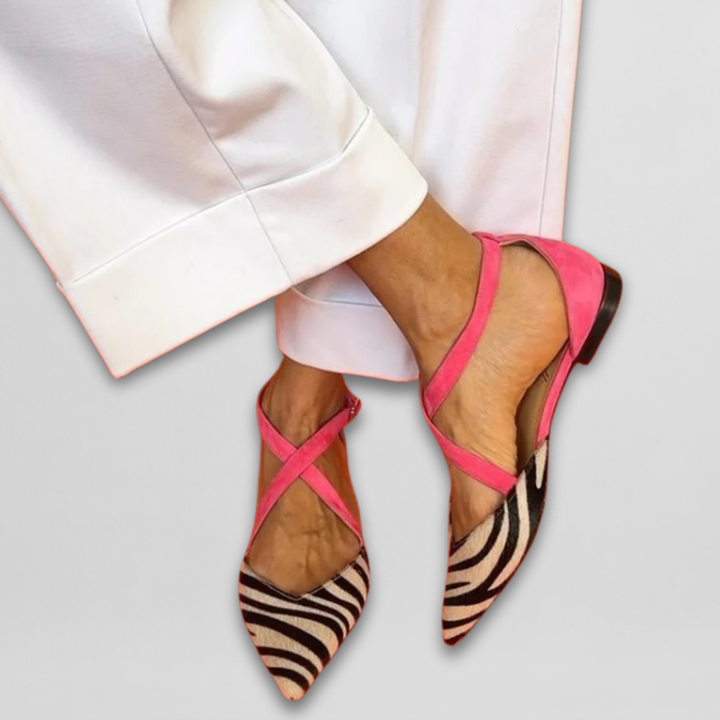 Sophiya | Strappy Ballerina Flats