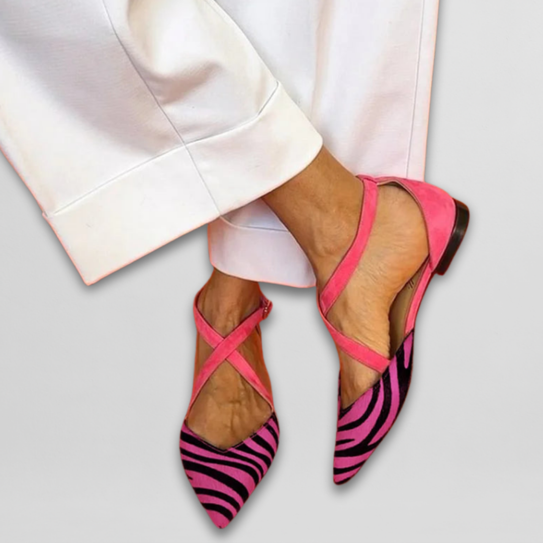 Sophiya | Strappy Ballerina Flats
