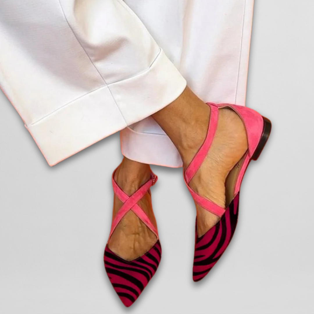 Sophiya | Strappy Ballerina Flats