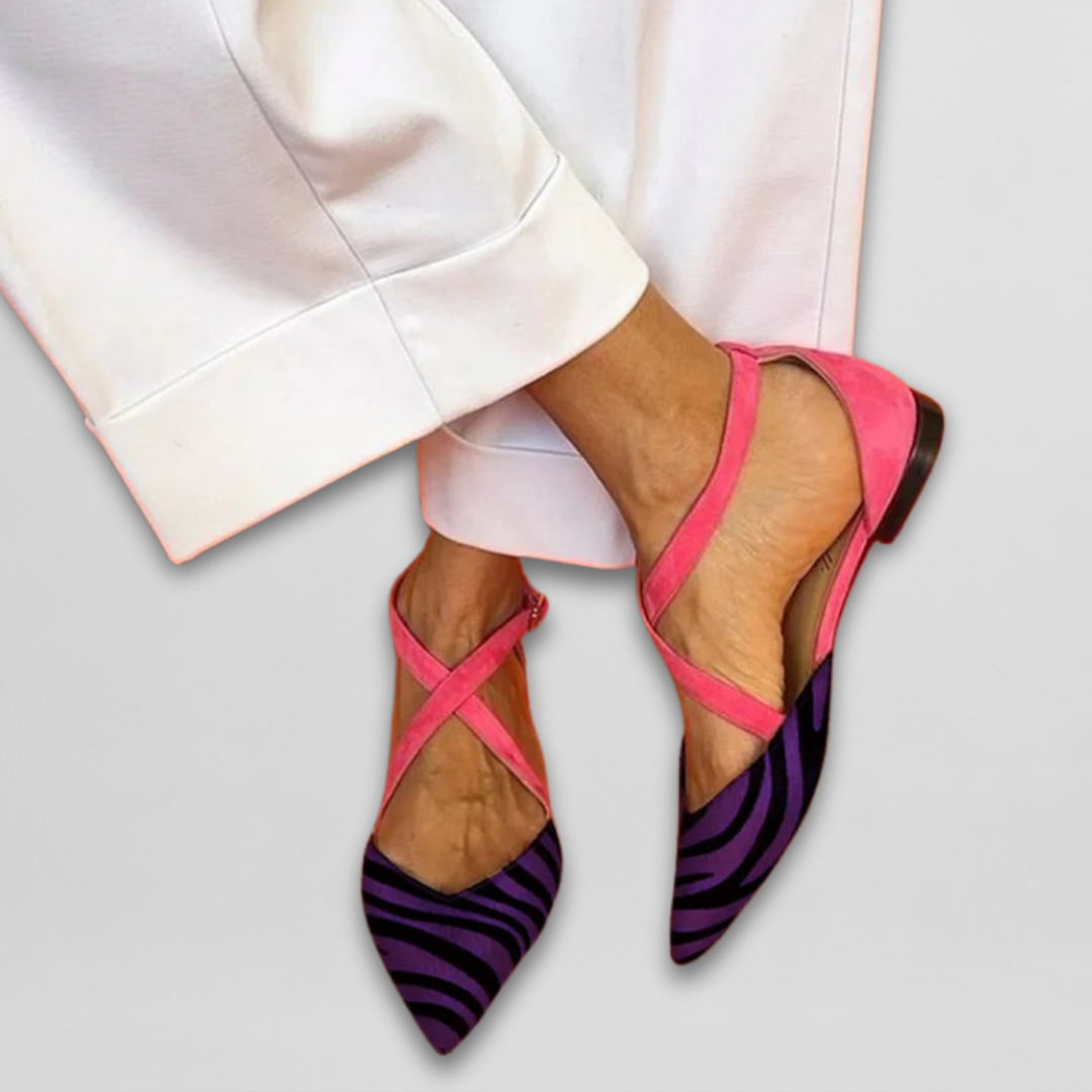 Sophiya | Strappy Ballerina Flats