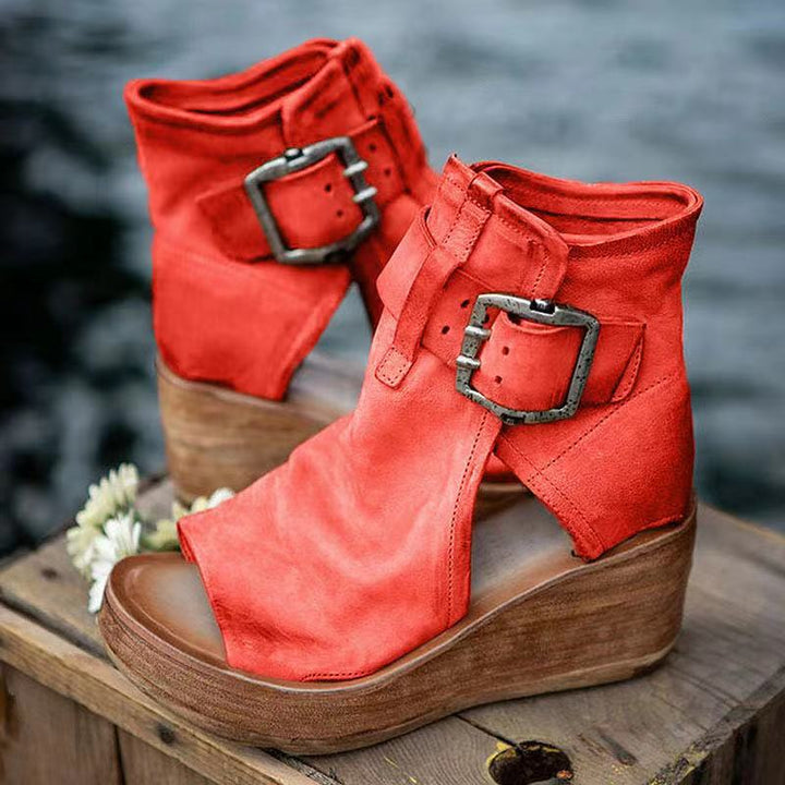 Isolde | Boho Wedge Sandals