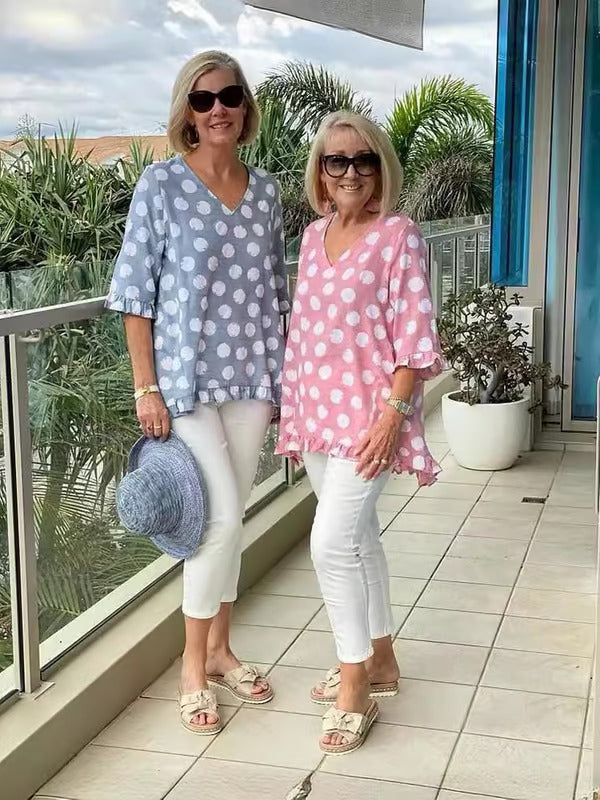 Lara | V-Neck Blouse