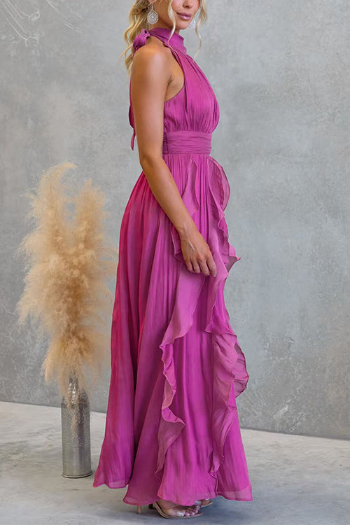 Celia | Halter Maxi Dress