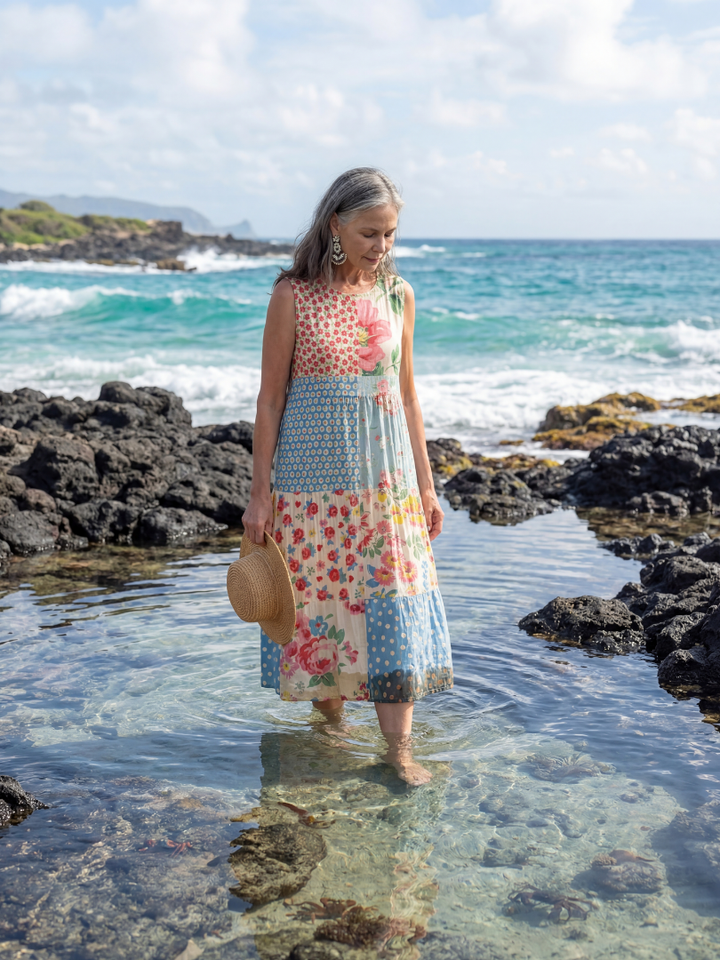 Amara | Floral Midi Dress