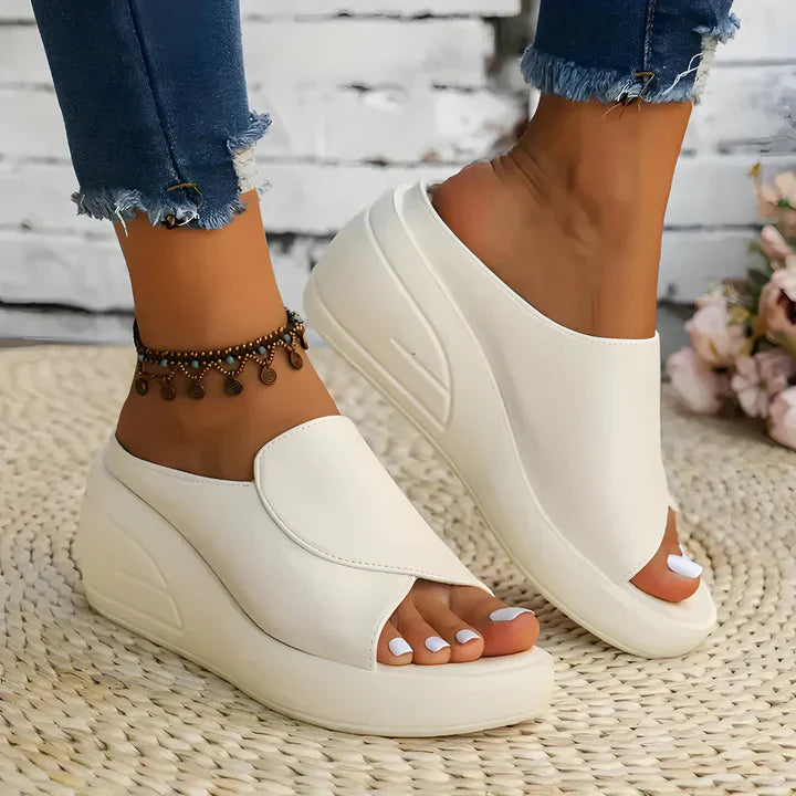 Seraphina | Slip-On Wedge Sandals
