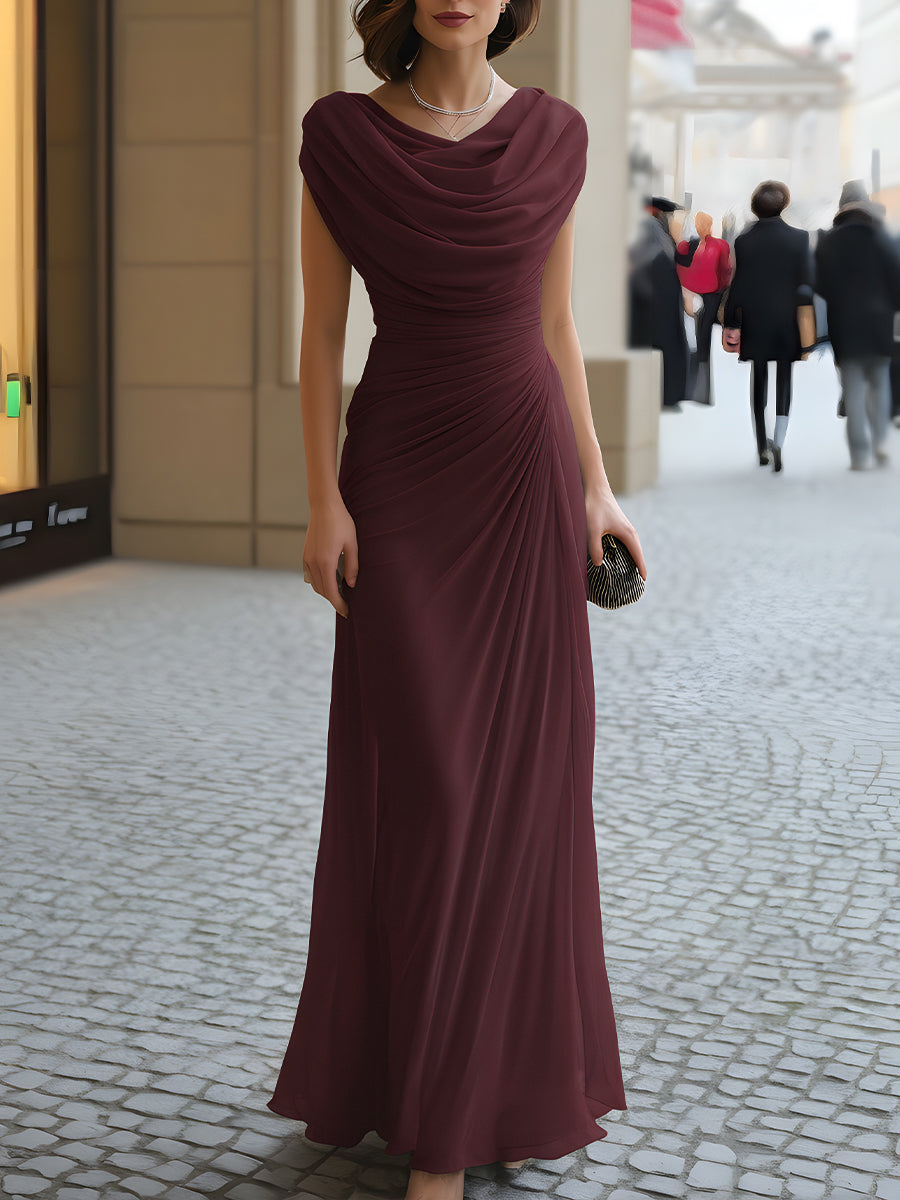 Elowen | Draped Maxi Dress