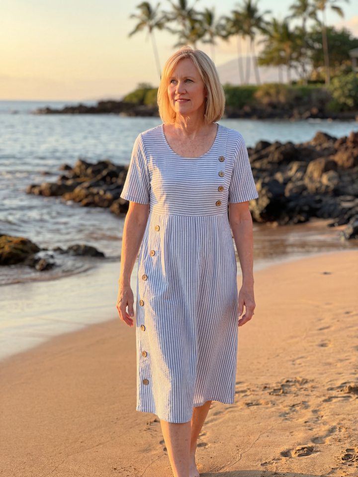Liora | Casual Midi Dress
