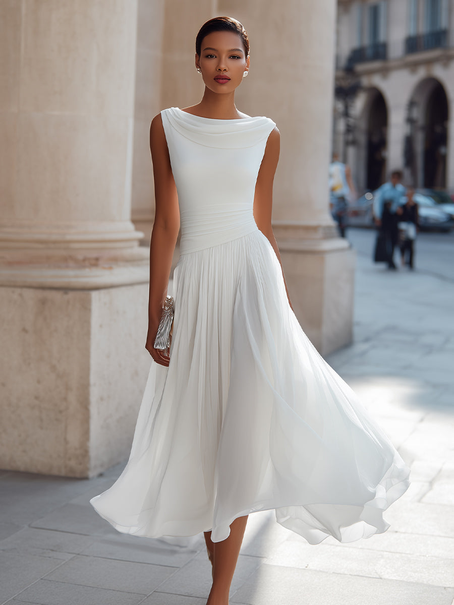 Amara | Sleeveless Midi Dress