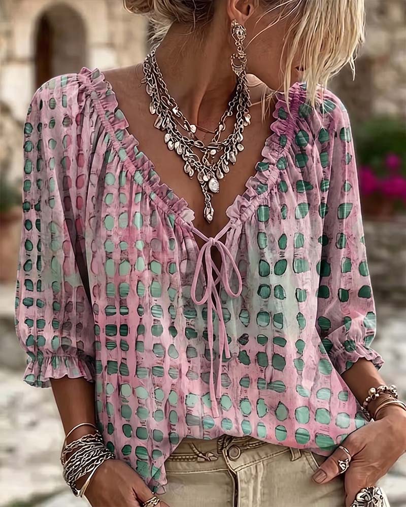 Cecilia | Polka Dot Blouse