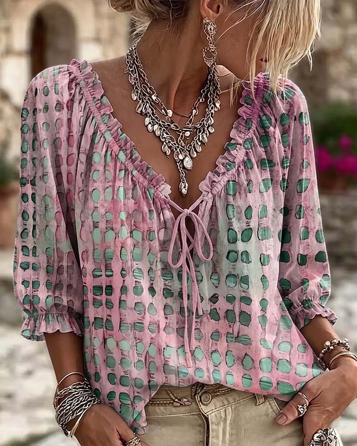 Cecilia | Polka Dot Blouse