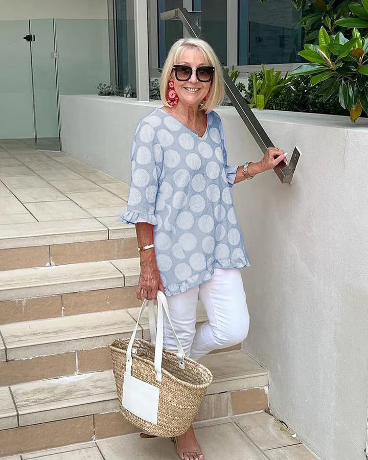 Lara | V-Neck Blouse