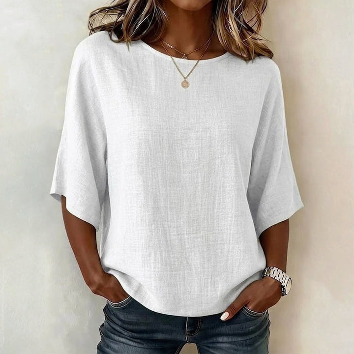 Cassandra | Casual Solid Blouse