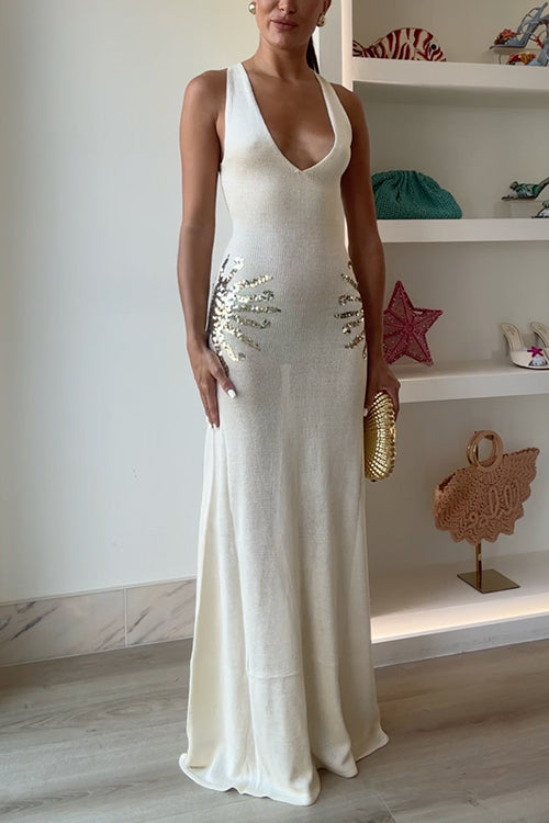 Elara | V-Neck Maxi Dress