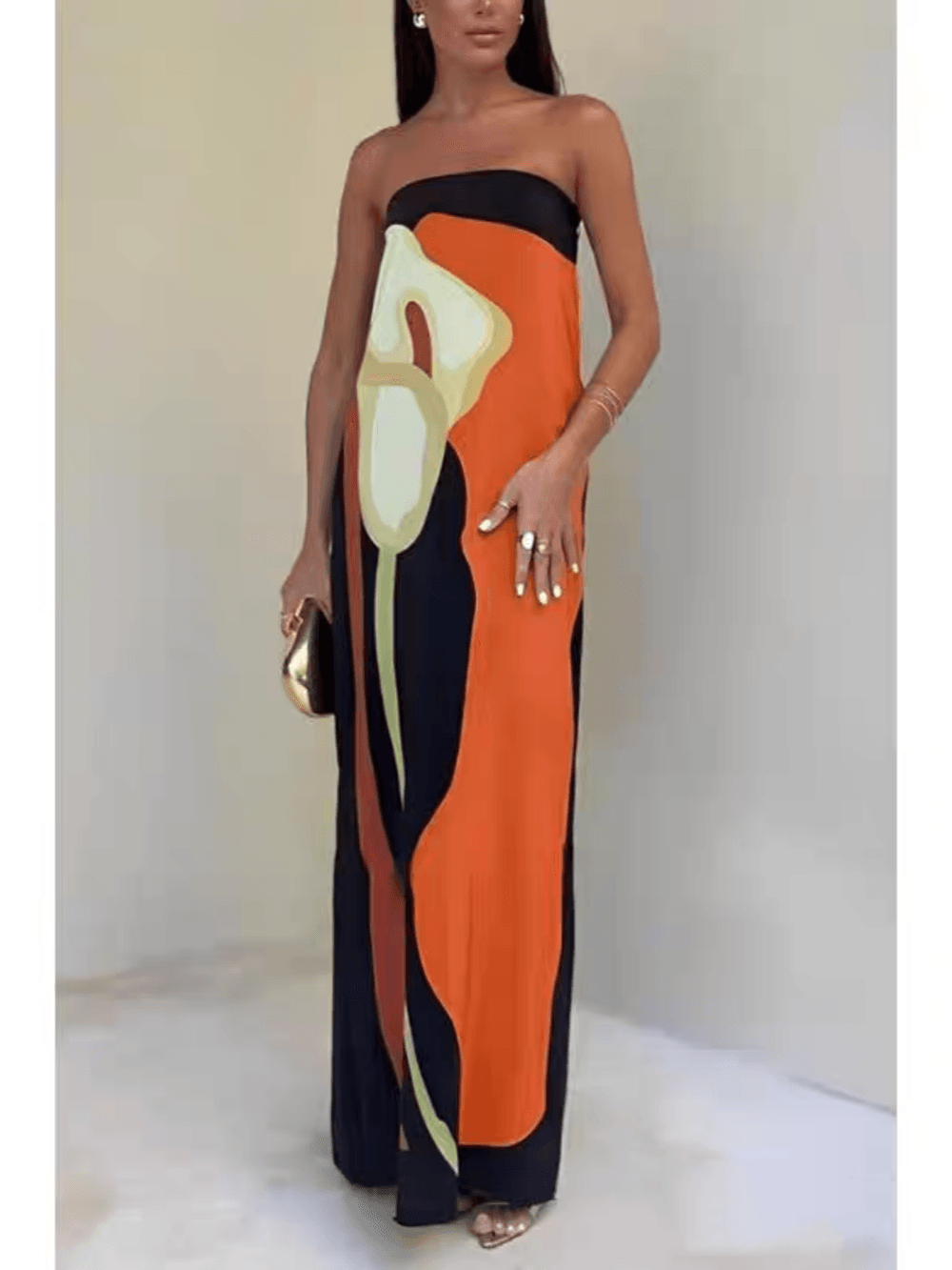 Lila | Strapless Maxi Dress