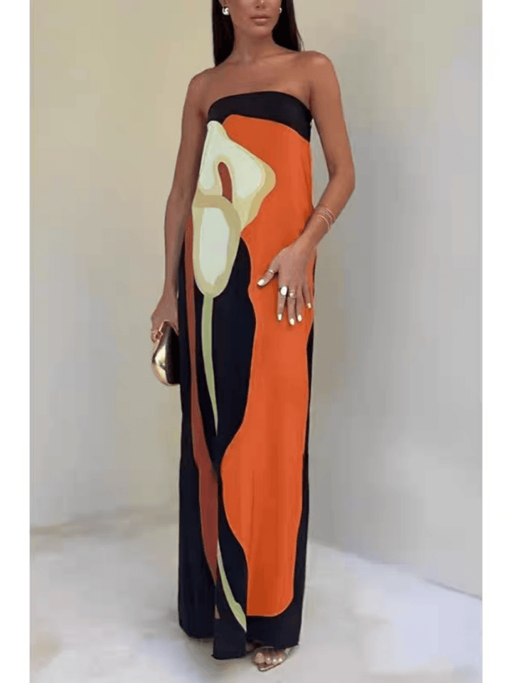 Lila | Strapless Maxi Dress
