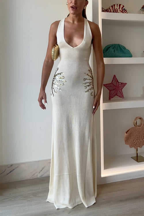Elara | V-Neck Maxi Dress