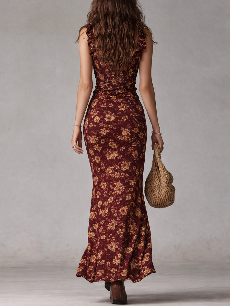 Elowen | Ruffle Maxi Dress