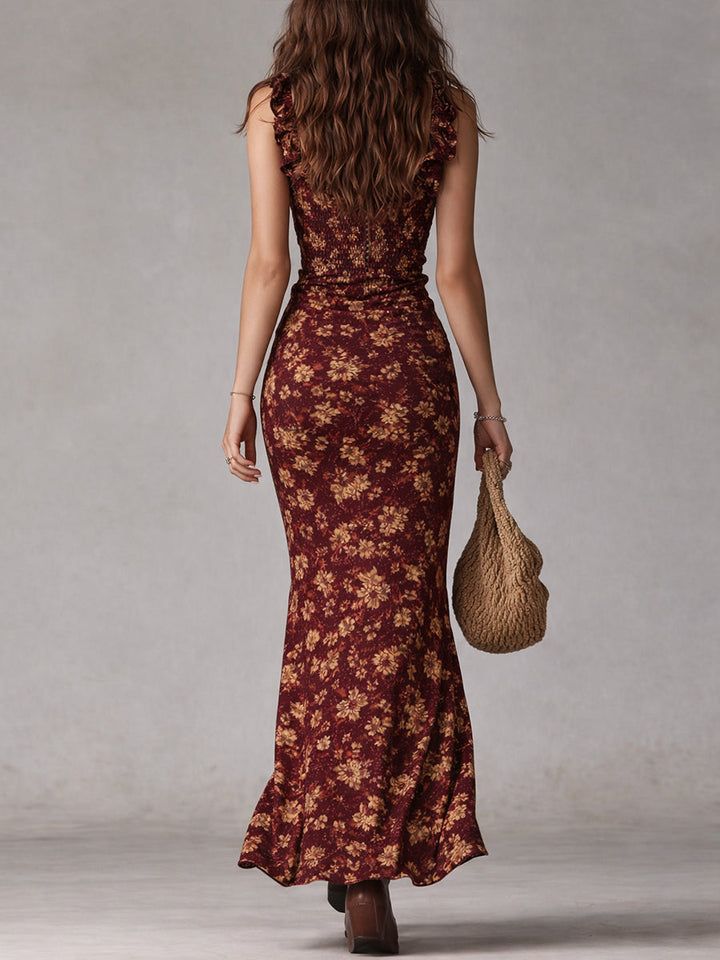 Elowen | Ruffle Maxi Dress