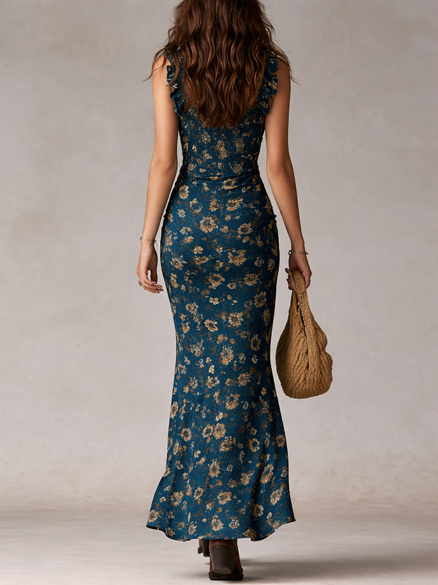 Elowen | Ruffle Maxi Dress