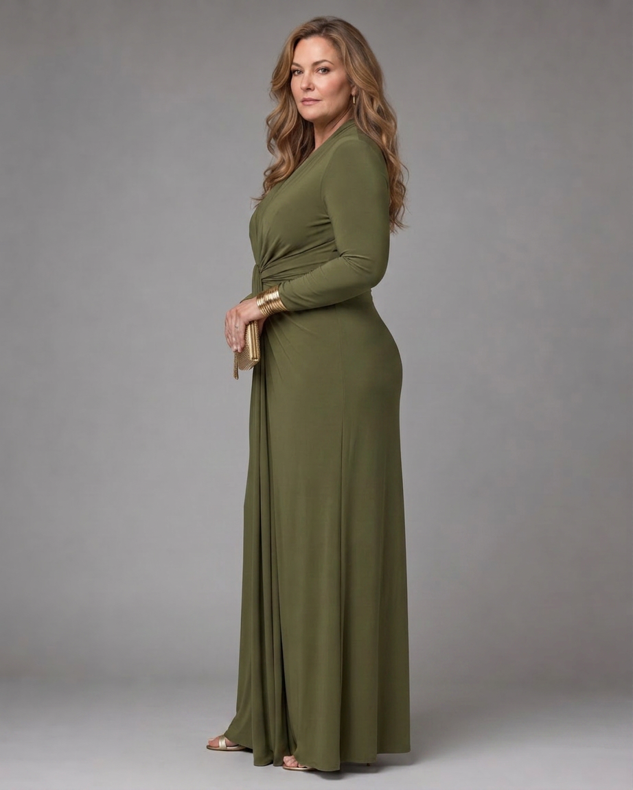 Nora | V-Neck Maxi Dress