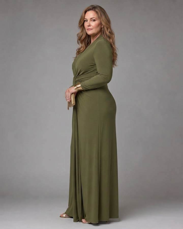 Nora | V-Neck Maxi Dress