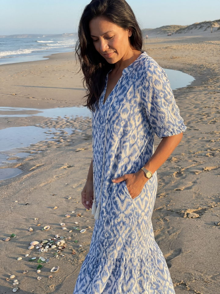 Amara | Geometric Midi Dress