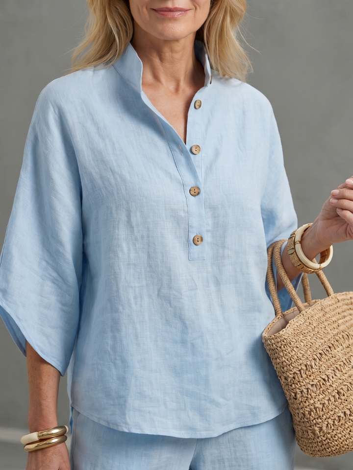 Sienna | Button Front Tunic Set