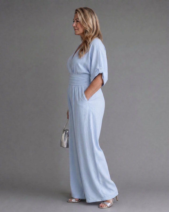 Zara | V-Neck Jumpsuit