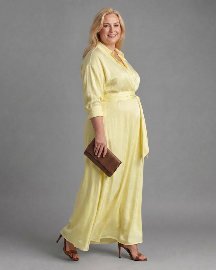 Mireille | Long Sleeve Midi Dress