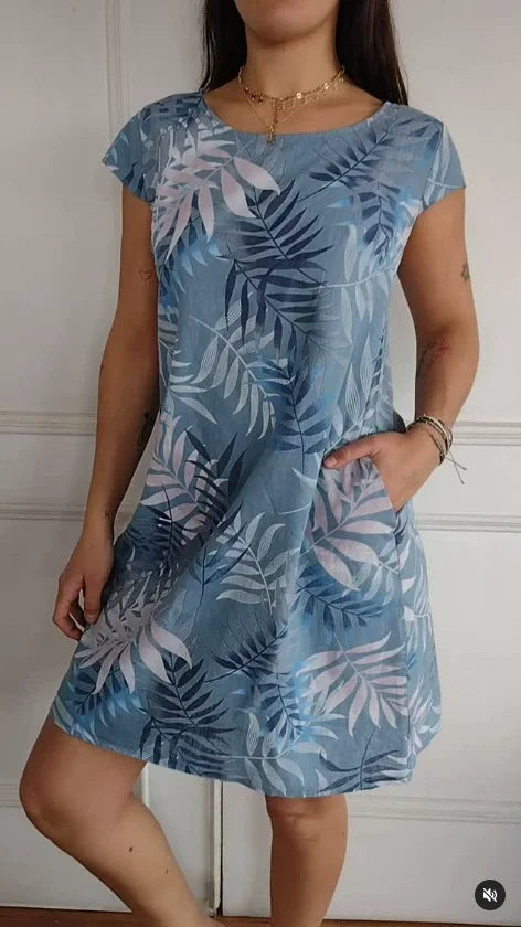 Elowen | Linen Summer Dress