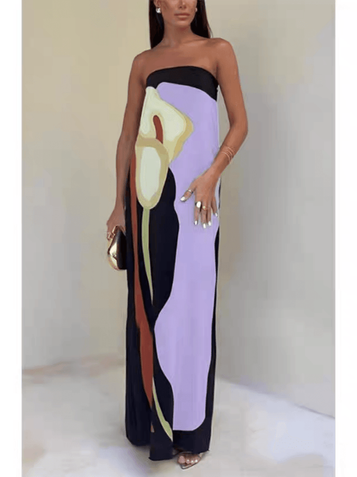 Lila | Strapless Maxi Dress