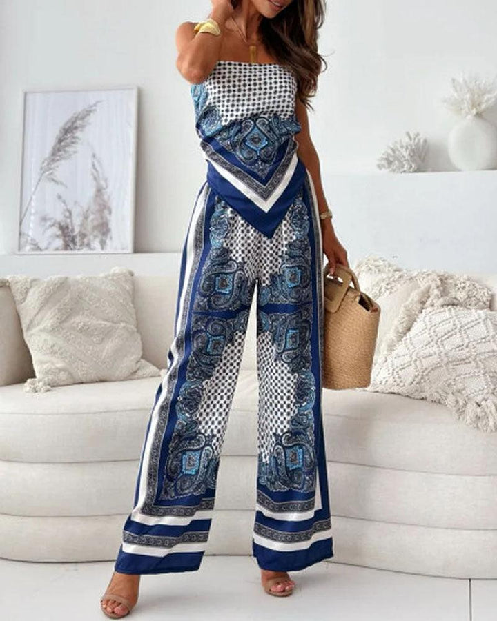 Mira | Lace-Up Vest Set