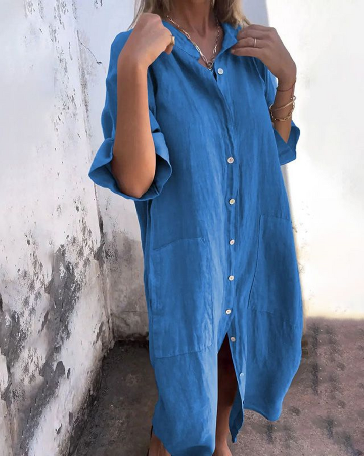 Liora | Elegant Shirt Dress
