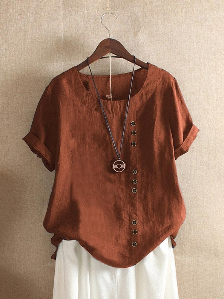 Azura | Casual Cotton Blouse