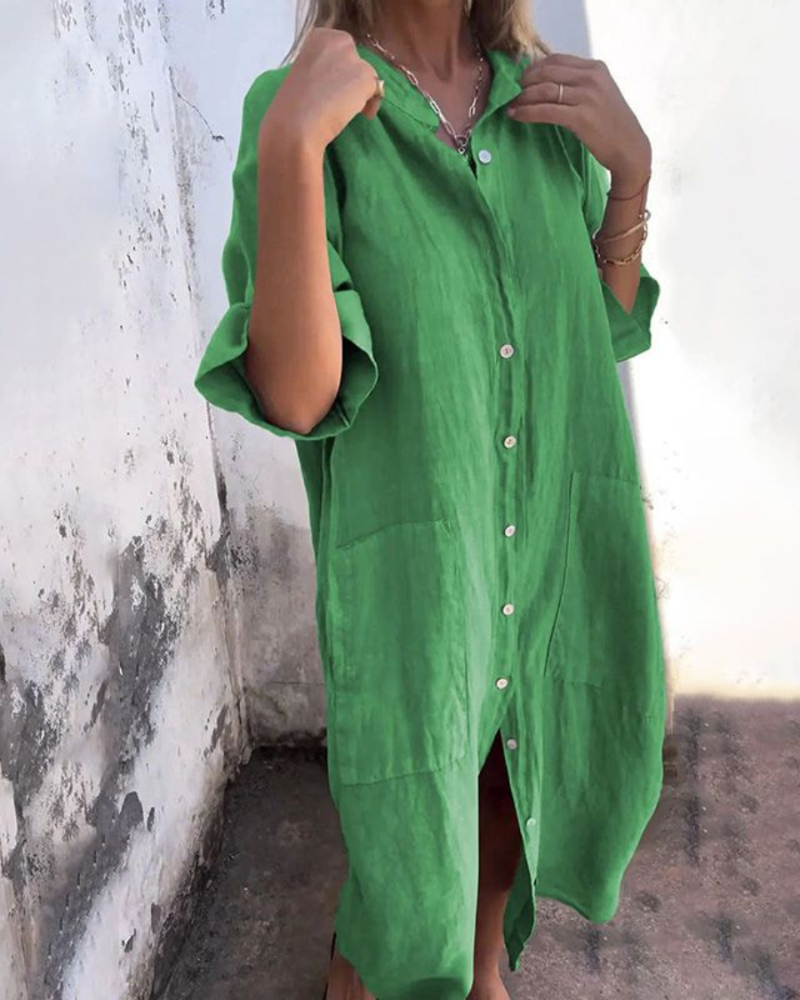 Liora | Elegant Shirt Dress