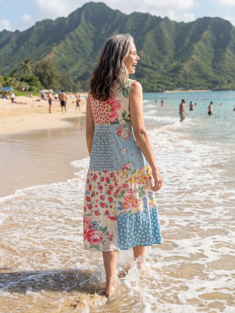 Amara | Floral Midi Dress