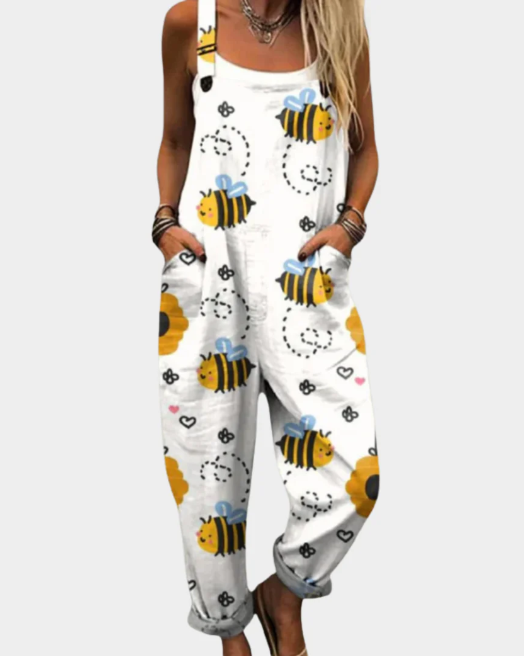 Elara | Floral Overalls