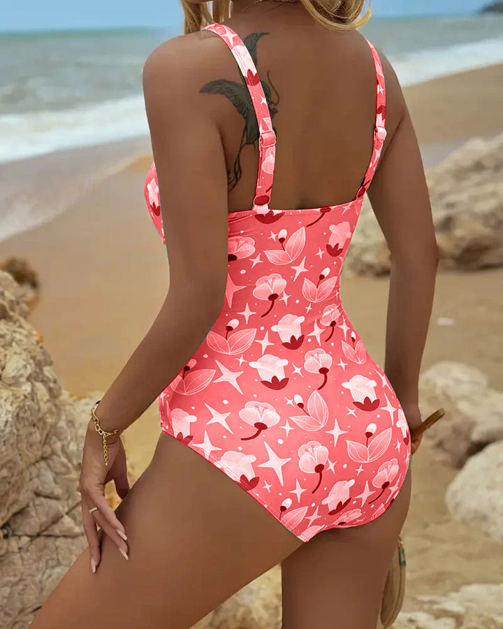 Mira | Printed Tankini Top