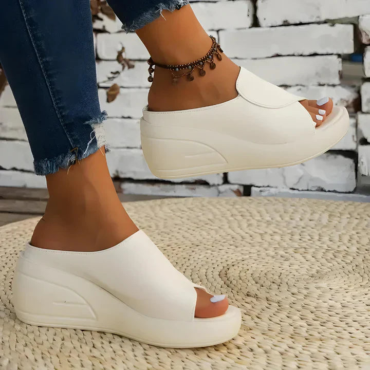 Seraphina | Slip-On Wedge Sandals