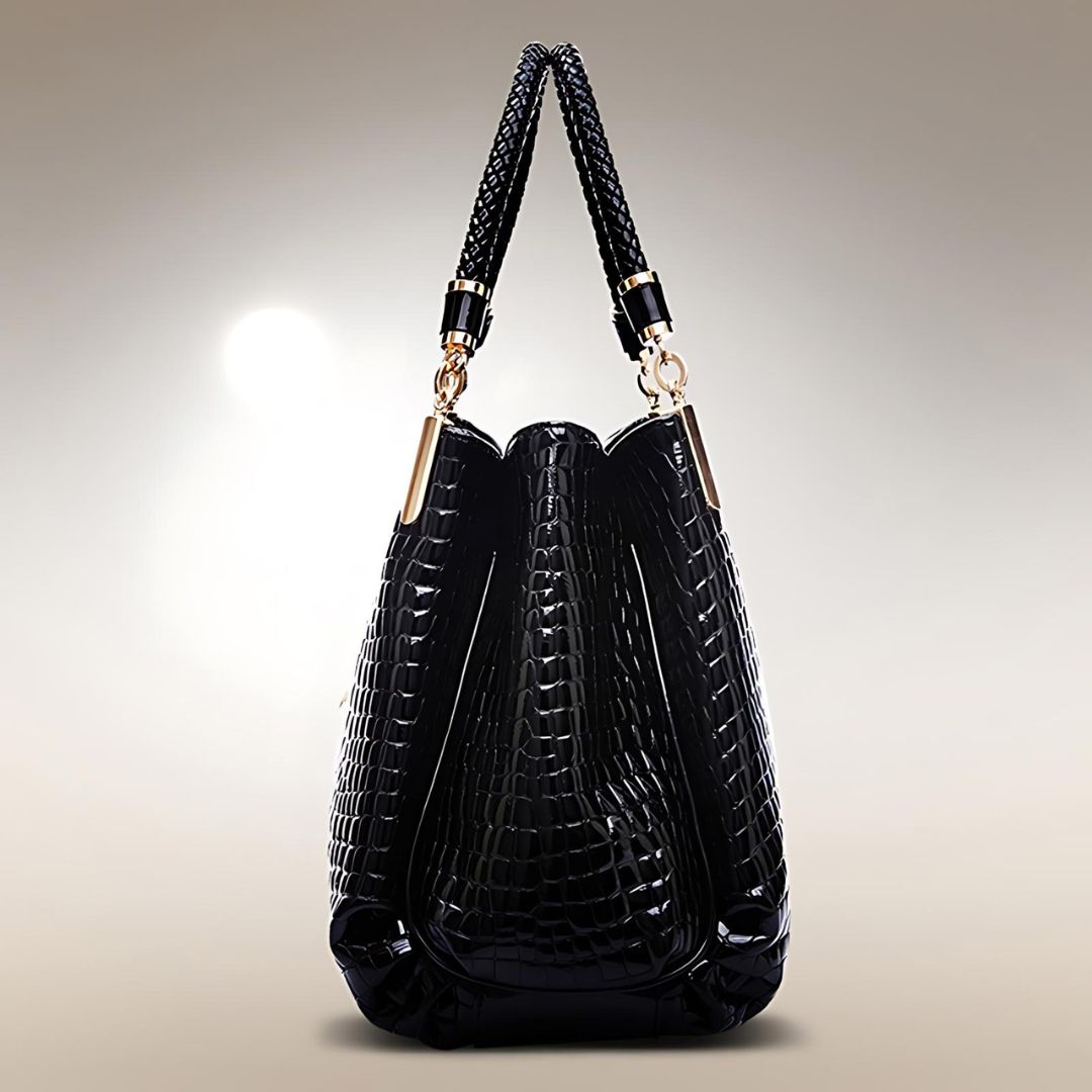 Fiona | Crocodile Shoulder Bag