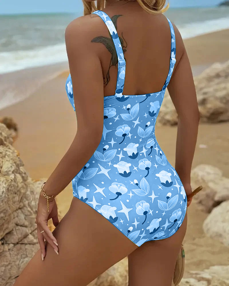Mira | Printed Tankini Top