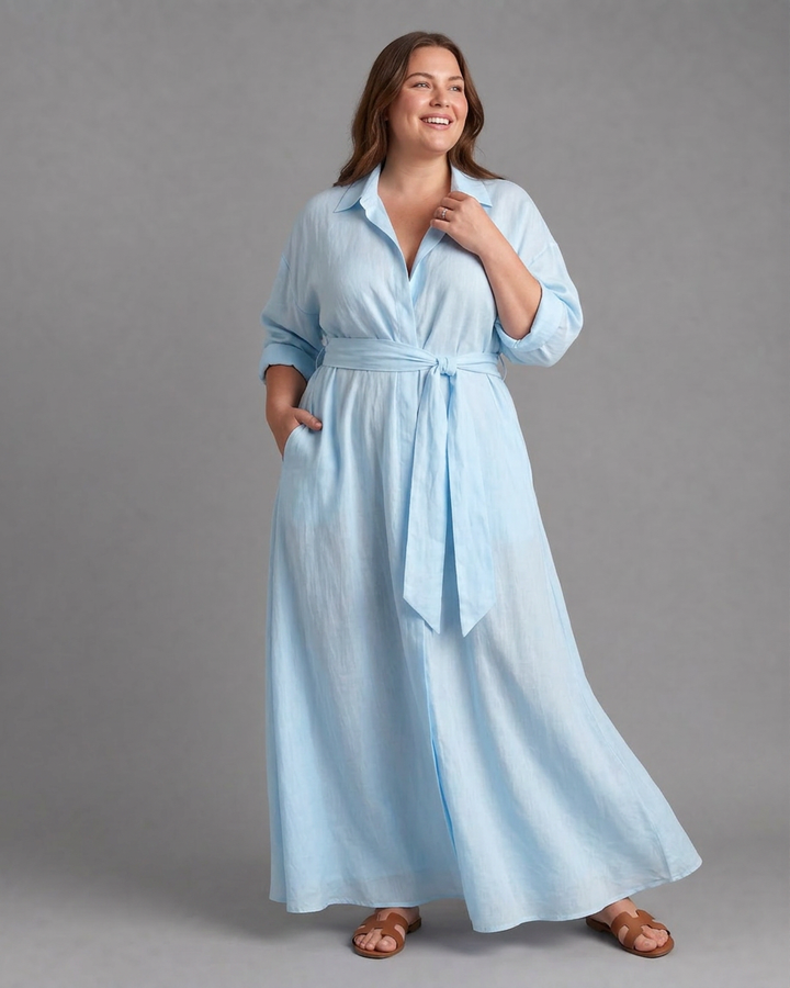Mireille | Long Sleeve Midi Dress
